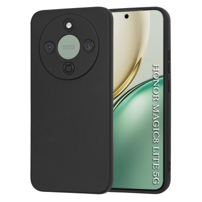 Husa Honor Magic8 Lite Silicon Techsuit SoftFlex Negru foto