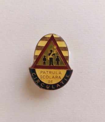 Insigna de pionier - Patrula scolara de circulatie foto