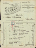 HST A1130 Factură rechizite 1896 pentru școala din Tomnatic Timiș Banat