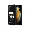 Husa TPU Karl Lagerfeld Iconik Full Body pentru Samsung Galaxy S21 5G, Neagra KLHCS21SSLFKBK