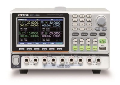 Sursa de alimentare, GW INSTEK, GPP-4323, LCD TFT 4,3&amp;quot;, 4 canale, pentru &amp;icirc;ntreținerea și verificarea surselor de iluminat cu LED, foto