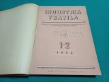 REVISTA INDUSTRIA TEXTILĂ * COLIGAT NR. 1-12 * 1958/ AN COMPLET * BJ