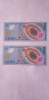 Set X2 bacnote de 2000 lei eclipsa din1999