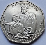 50 pence 2017 Isle of Man, Platinum Wedding - Royal Memories, km#1592