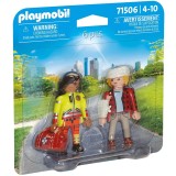 Set 2 figurine Playmobil - Paramedic cu pacient