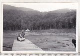 Bnk foto Lacul Mogosa ( Bodi ) - 1966 - secat, Alb-Negru, Romania de la 1950, Natura