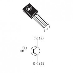 Tranzistor pnp 40v 3a 10w 80mhz