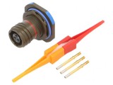 Conector Militar Dimensiune 9 MIL-DTL-38999 III Oliv
