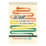Detours: A Notebook for the Curious Traveler, by Kate Pocrass, Pocket-sized Sketchbook, Illustrated Field Guide