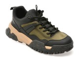 Pantofi sport GRYXX kaki, LN7, din piele naturala