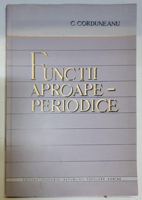 C.Corduneanu - Functii aproape periodice