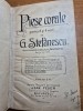 2 carti intr-o coperta cartonata - piese corale pentru 3 si 4 voci si 12 coruri in 2 voci - de g. stefanescu - din anul 1906