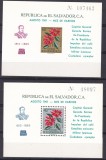 Salvador 1961 flori MI bl. 10, 11 MNH