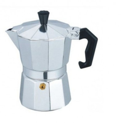 Espressor cafea manual din aluminiu Bohmann, pentru aragaz, capacitate 6 cesti foto