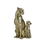 Figurina din rasina Golden Leopards 14 cm x 25 cm