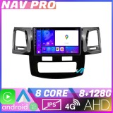 Navigatie Toyota Hilux 2008 2014 KIT 143 EDOTEC-LITE Android Ecran 720P Octa Core 8 128 Carplay CarStore Technology