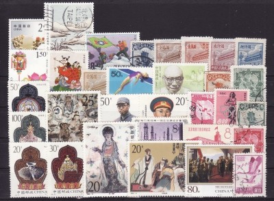 1458 - lot timbre nestampilate si stampilate China foto