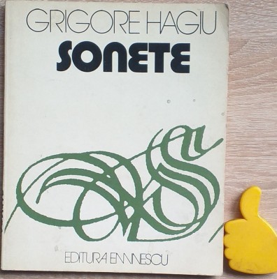 Sonete Grigore Hagiu foto