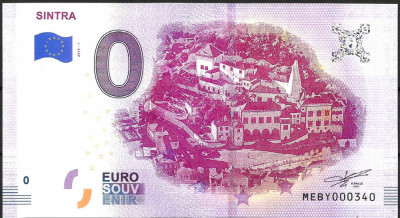 !!! 0 EURO SOUVENIR - PORTUGALIA - SINTRA - 2019.1 - UNC foto