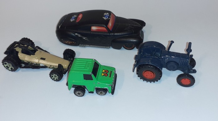 Masinute 4 vintage Mattel Matchbox Buggy Hot Wheels Mc Donalds siku tractor T1