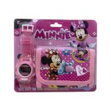 Ceas electronic cu portofel - Minnie