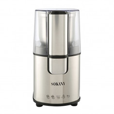 Mini rasnita de cafea Sokany, 200 W, 90 g, invelis inox foto