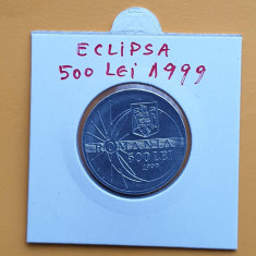 500 Lei 1999 - ECLIPSA - Moneda Superba - piesa in stare foarte buna