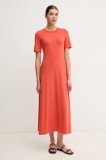 Marc O&#039;Polo rochie culoarea portocaliu, maxi, evazată, 503308759149