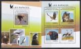 Guineea 2014 - Păsări de pradă, Colită + Bloc, MNH