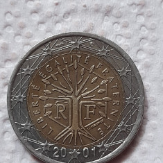 moneda 2 euro 2001 franta