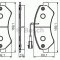 Set placute frana,frana disc FIAT DUCATO platou / sasiu (250, 290) (2006 - 2016) BOSCH 0 986 495 095