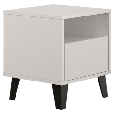 Noptiera DTD laminat casmir negru Bogan 40x38,8x45,6 cm