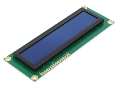 Afișaj OLED alfanumeric 16x2 albastru foto