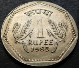 Moneda 1 RUPIE - INDIA, anul 1985 *cod 2840