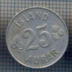 AX 934 MONEDA- ISLANDA - 25 AURAR -ANUL 1958 -STAREA CARE SE VEDE