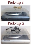 2 Aparate pick-up romanesti ZIPHONA, modele diferite produse de Electronica in anii 80, pentru piese de schimb