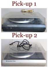 2 Aparate pick-up romanesti ZIPHONA, modele diferite produse de Electronica in anii 80, pentru piese de schimb foto