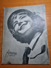 revista femeia iunie 1958 + supliment femeia