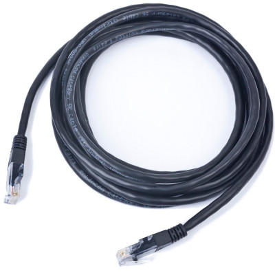 Cablu UTP Patch Gembird, cord cat. 5E,&amp;Acirc; 5m, negru foto