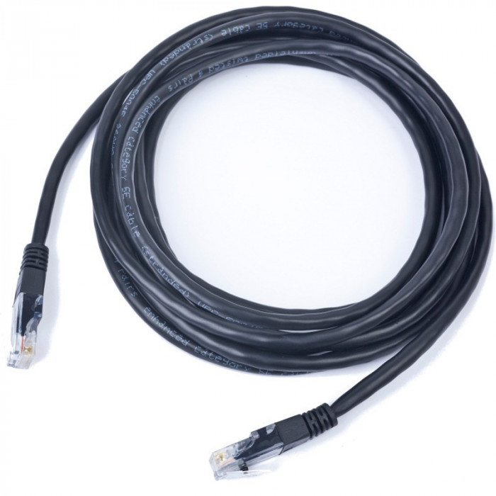 Cablu UTP Patch Gembird, cord cat. 5E,&Acirc; 5m, negru