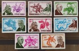 BC673, Rwanda 1970, serie flori, personalitati, Roosevelt