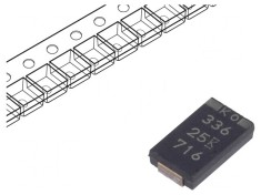 Condensator tantal-polimer 100uF 16V SMD foto