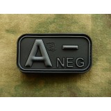 Patch Bloodtype &quot;A NEG&quot; cauciuc Blackops JTG, JG