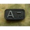 Patch Bloodtype A NEG cauciuc Blackops JTG