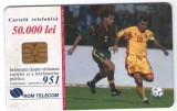 Romania 2000 - cartela telefonica cu fotbal, 50.000