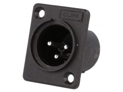 Soclu XLR 3 Pin pentru Panou foto