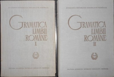 GRAMATICA LIMBII ROMANE VOL.1-2-AL. GRAUR, MIOARA AVRAM, LAURA VASILIU SI COLAB.-262903 foto