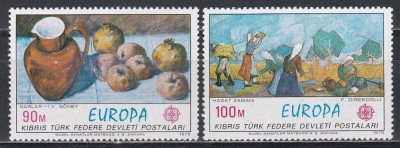 Ciprul Turc 1975 - EUROPA - Picturi, MNH foto