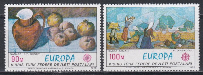 Ciprul Turc 1975 - EUROPA - Picturi, MNH