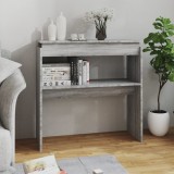 VidaXL Măsuță consolă, gri sonoma, 80x30x80 cm, lemn prelucrat